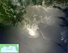 NASA's Terra Satellites Sees Spill on 24 May